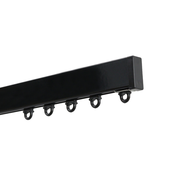 Gordijnrails Robusto Zwart