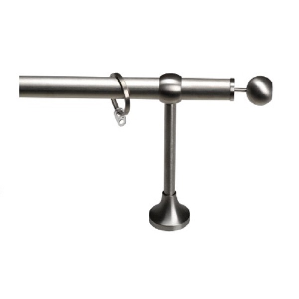 zilvere gordijnroedes