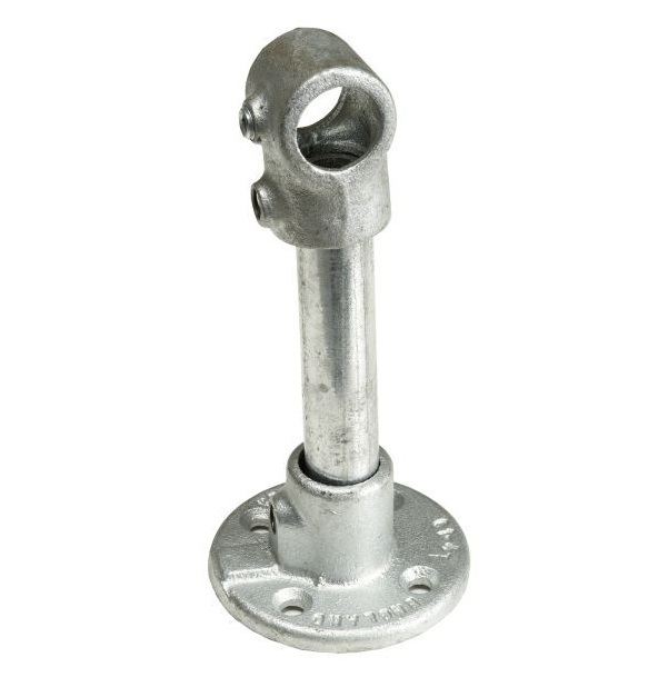 wansteun voor gordijnroede steigerbuis